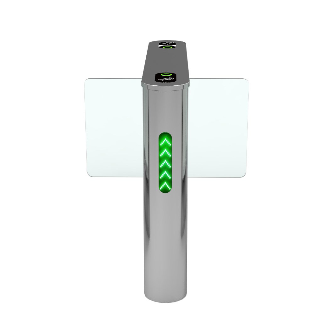 High Security custom Face Recognition Fingerprint Access Control Swing Barrier Gate Speed gate Turnstiles