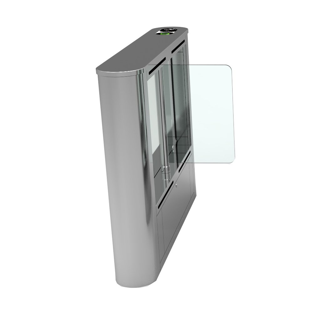 High Security custom Face Recognition Fingerprint Access Control Swing Barrier Gate Speed gate Turnstiles