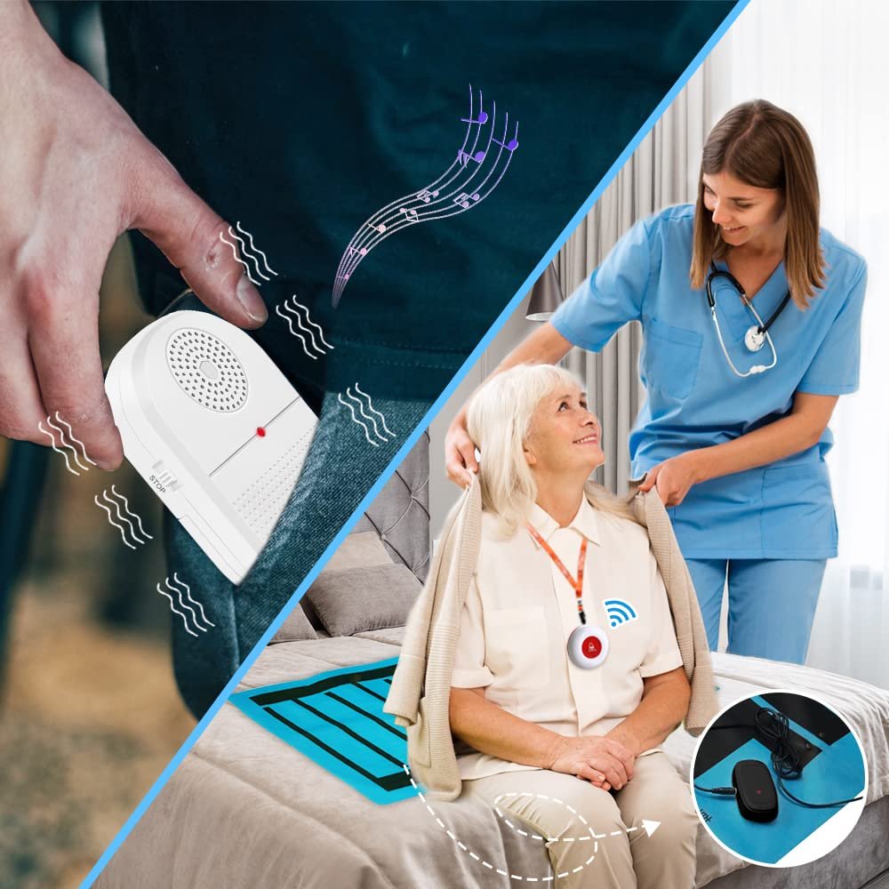 Daytech WP01 Bedside Alarm Bedwetting Treatment System for Deep Sleepers and Paralyzed