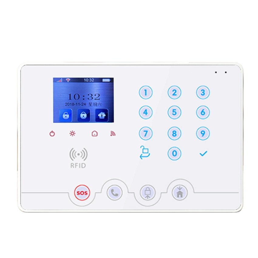 WOLF GUARD WiFi 4G House Security System Tuya Motion Sensor Home Alarm System GSM