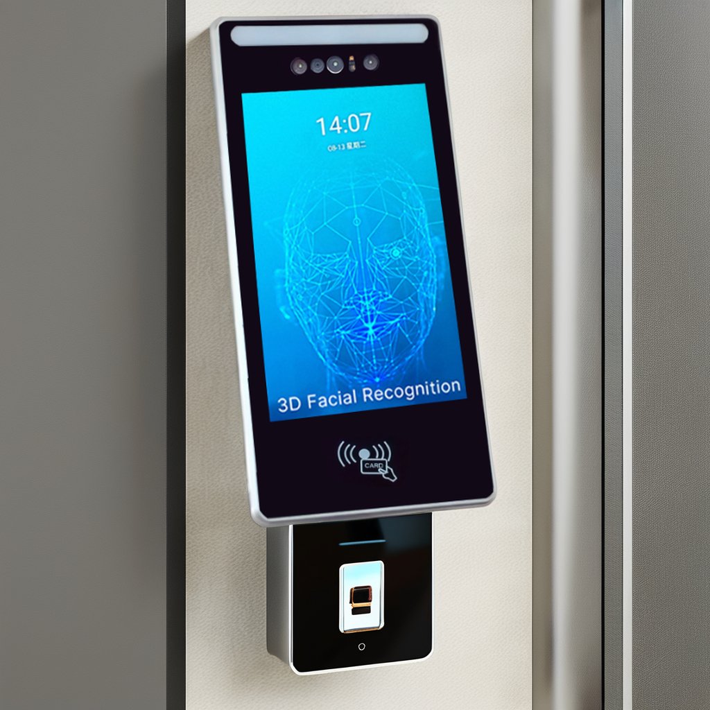 Automated Biometric Access Control System Clock-in/Clock-out Face Recognition Employee Time Management Gym Member Attendance