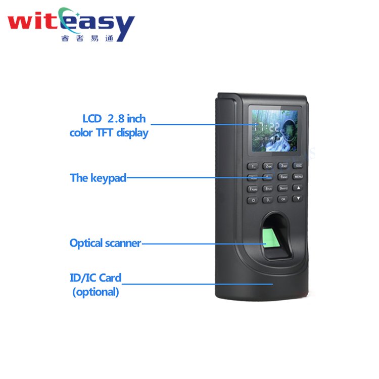 Access Control Fingerprint System Model Print OEM Indoor M5 Card Password Fingertec Access Control Model Time & Attendance 1000