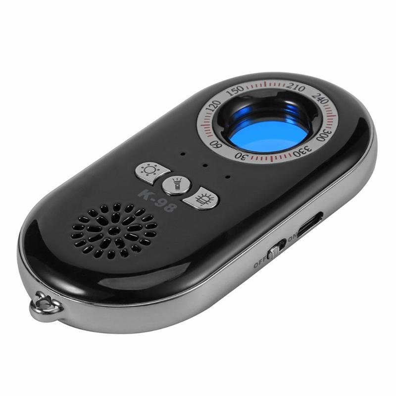 K98 Mini Detector Portable Wireless Vibration Alarm Small Camera Detector Bug Anti Spy Signal Detector GPS Finder