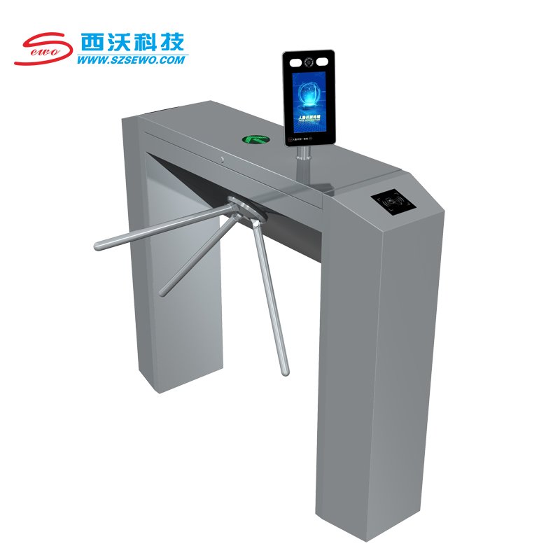 SEWO Hot Sale Intelligent Security Three Roller Gates Tripod Turnstile Gate support IC ID Card Face Recognition Expansion