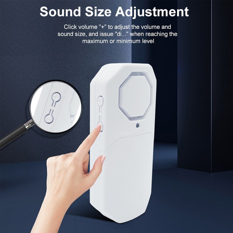 130dB Safe Sound Window Door Alarm Wireless Magnetic Home Security Alarms Sensor With Remote