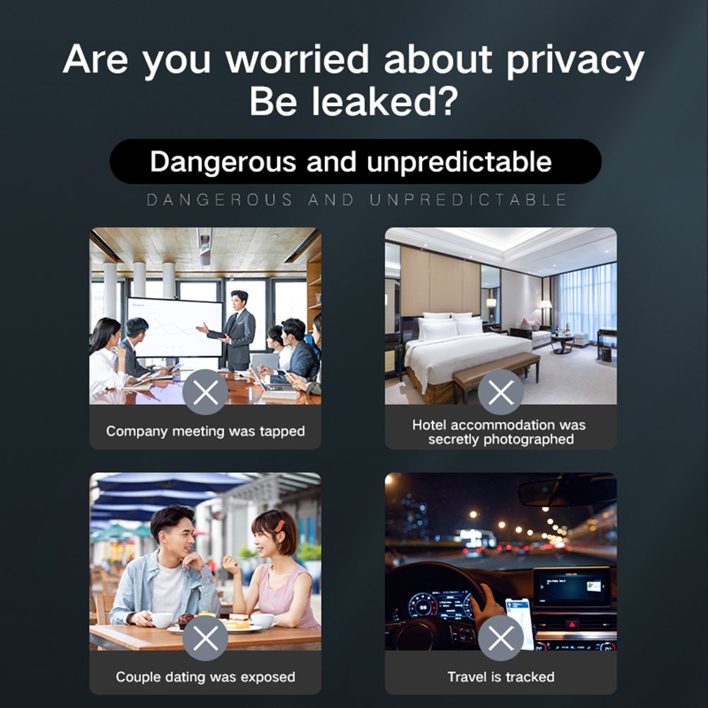 K18s Multifunctional Anti-Candid Camera Detector GPS Bug Hunter Wireless Lens Device Finder with Home Alarm System Application