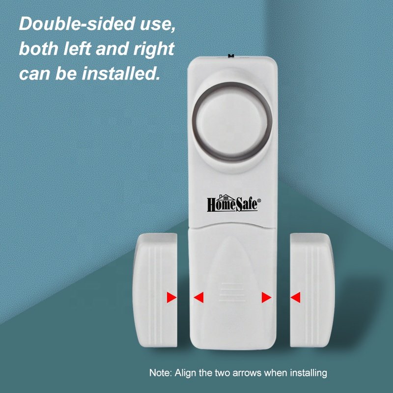 Small magnetic door contact entry door sensor magnetic switch home safety door and window alarm