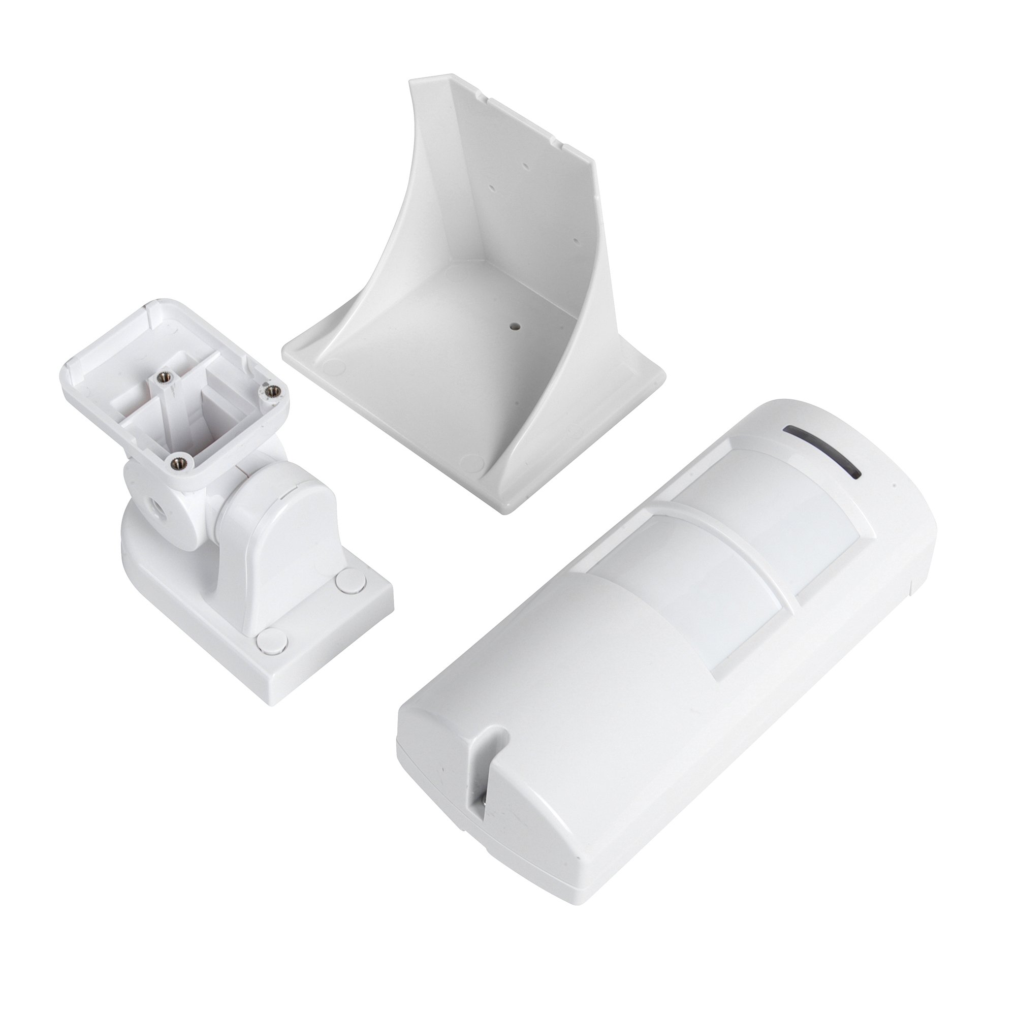 Outside IP65 Waterproof Pet Friendly PIR Microwave Motion Sensor Detector with Rain Cover for House Security Alarm System