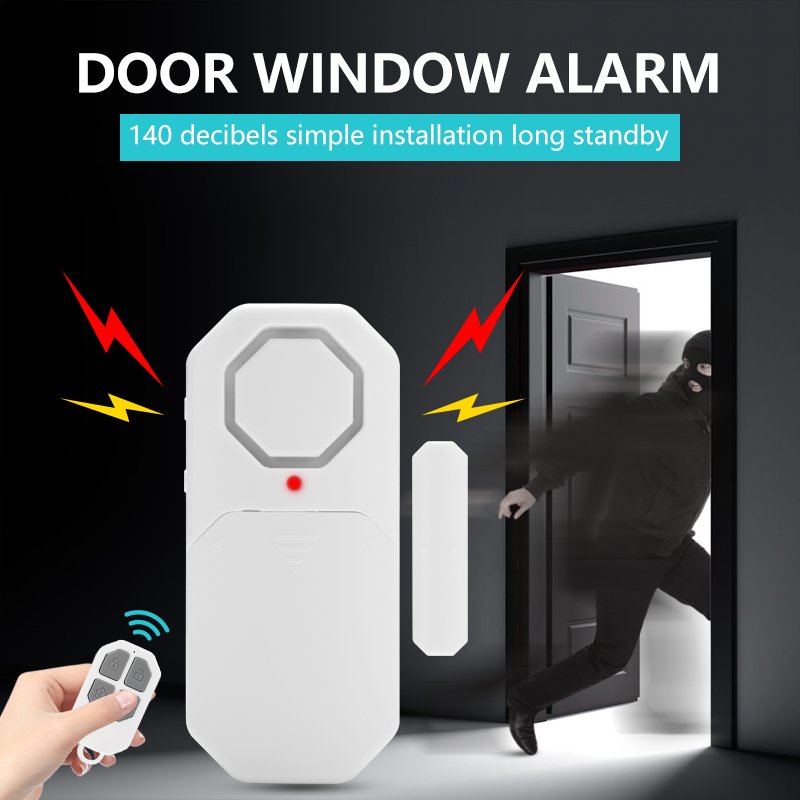 Wholesale Remote Control Entry Alarm Wireless Burglar Security System Door And Window Alarm Sensor for home safety