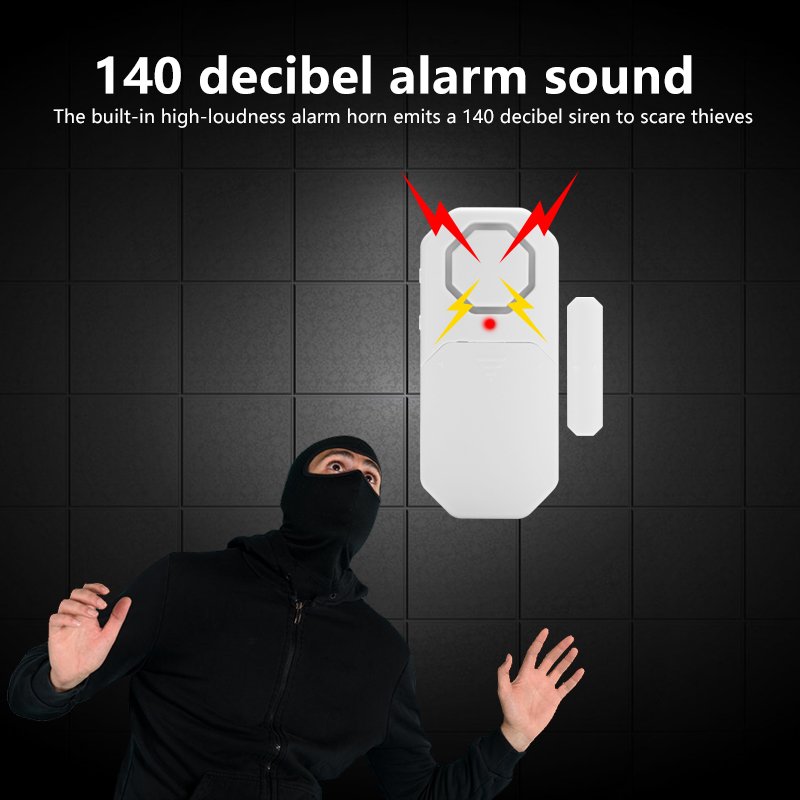 Wholesale Remote Control Entry Alarm Wireless Burglar Security System Door And Window Alarm Sensor for home safety