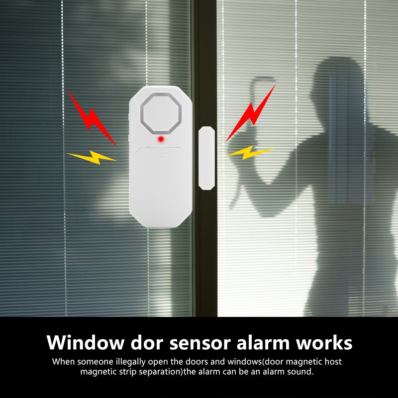 Wholesale Remote Control Entry Alarm Wireless Burglar Security System Door And Window Alarm Sensor for home safety