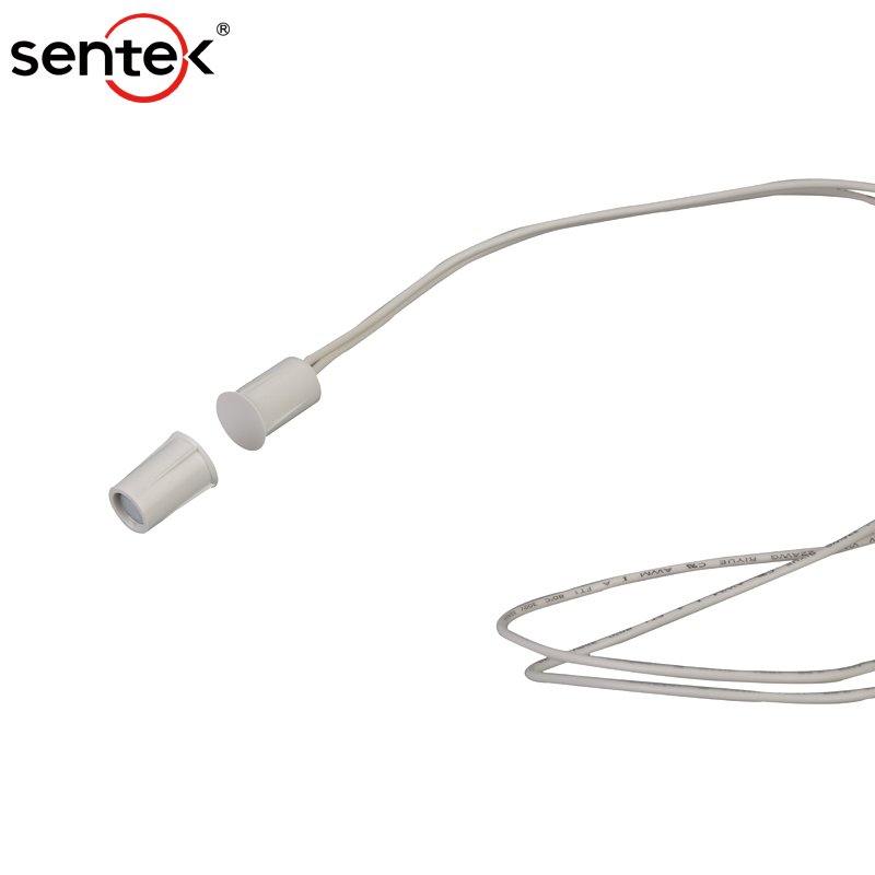 Round Recessed Magnetic Reed Switch Contact For Burglar Alarm System