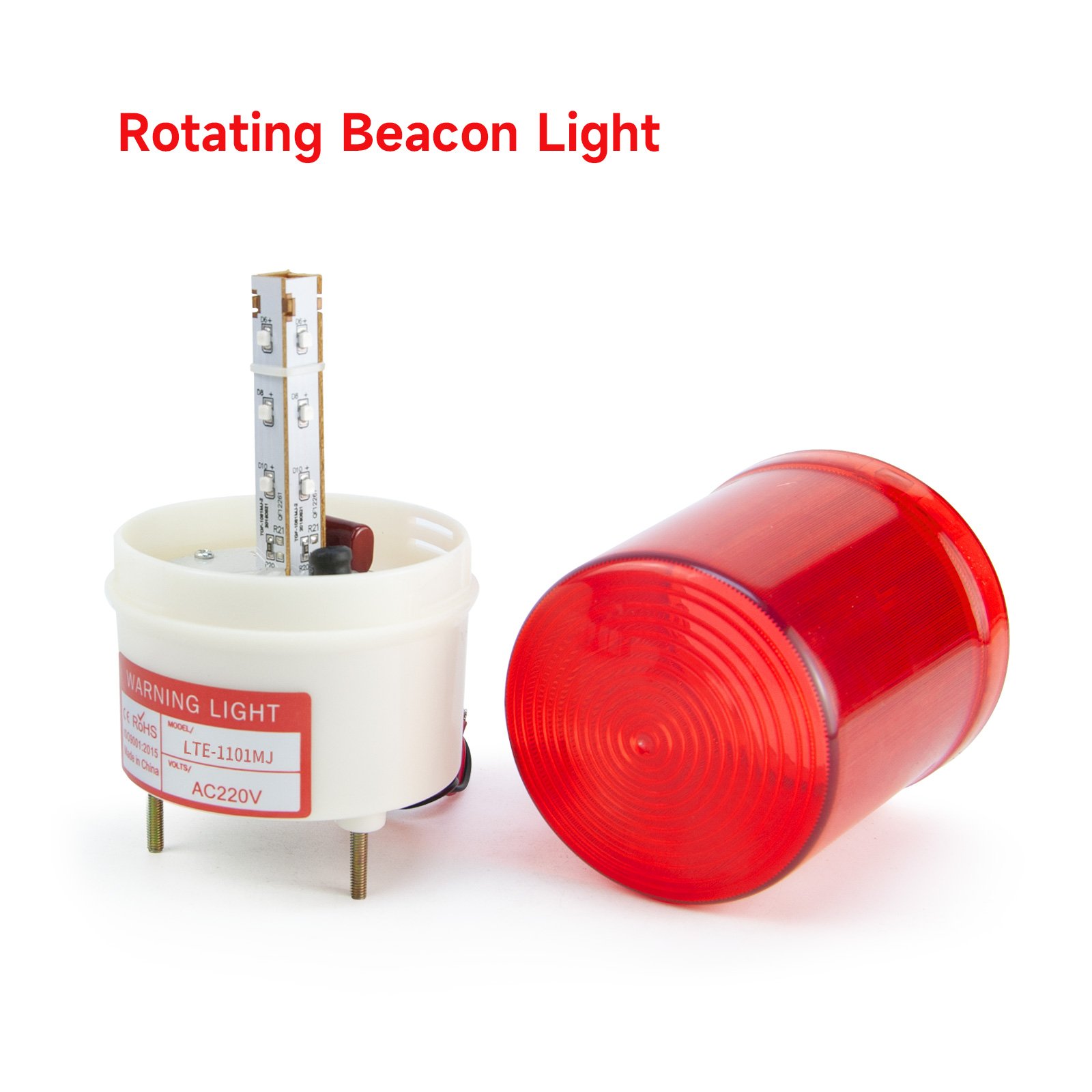 Factory supply 90dB high brightness speaker LED light 4 optional colors customized voltage waterproof strobe warn light buzzer