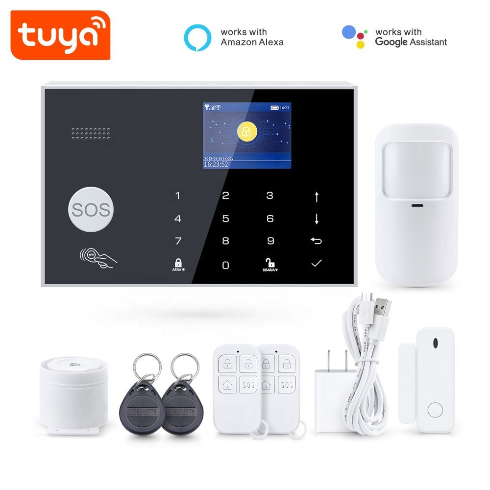 2024 Hot Seller Smart Home Security Anti-theft Alarm 433MHz Wireless Tuya WiFi 4G Alarm System for PST-G30-4GEU