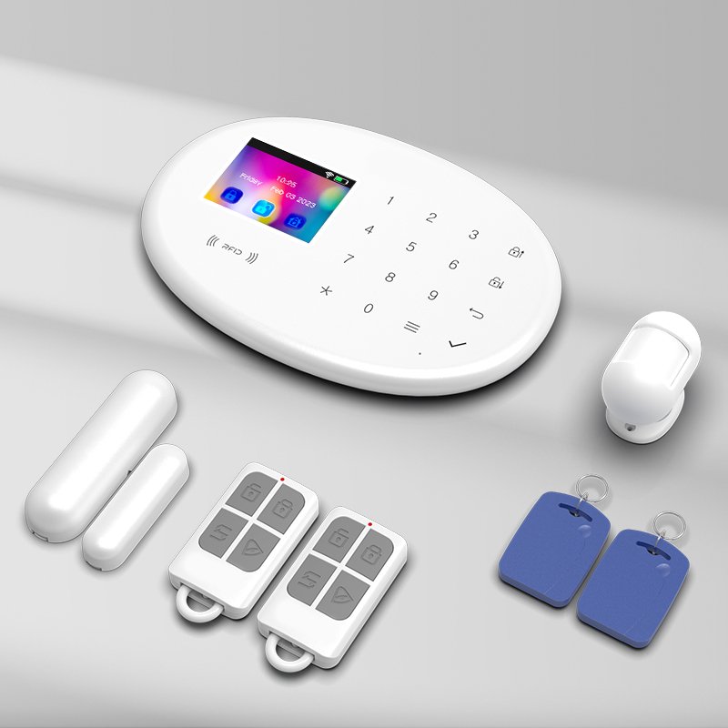 KERUI Original Manufacture Tuya Smart WIFI 4G GSM House Security Alarm System Kit For Home