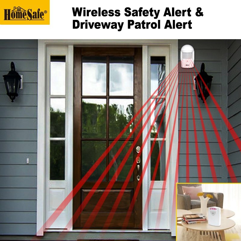 PIR Motion Detector for Home Security Alarm System, Wireless Infrared Motion Sensor