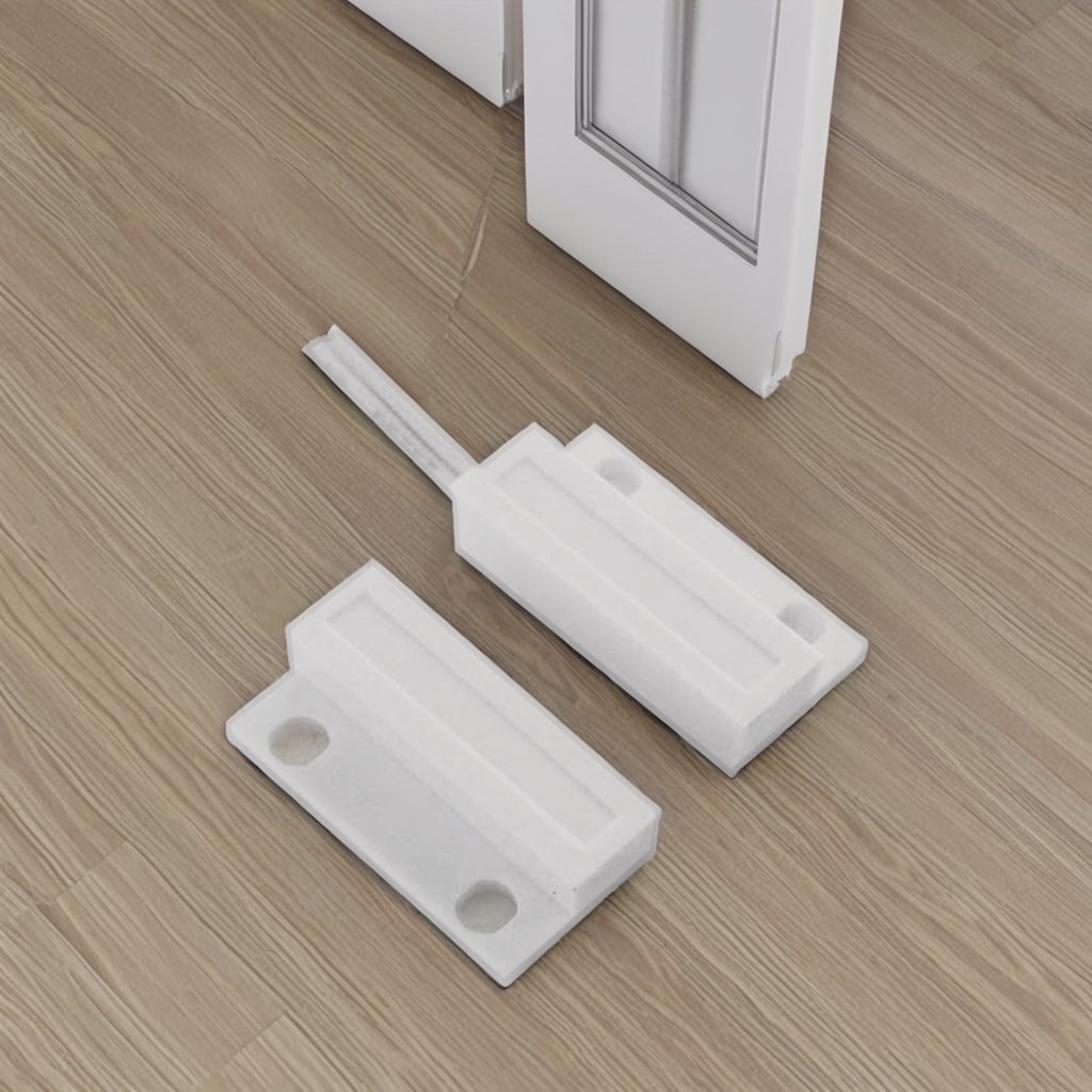 Magnetic Wired Door Sensor Magnetic Contacts with CE FCC ROHS 5C-38 Alarm System