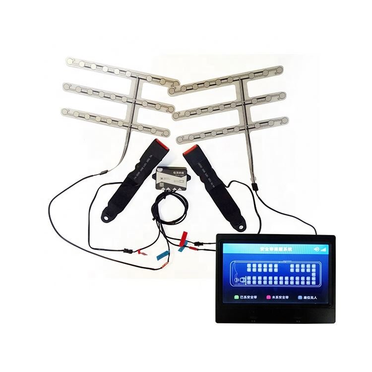 smart wireless Bus seatbelt alarm system for high-end school bus