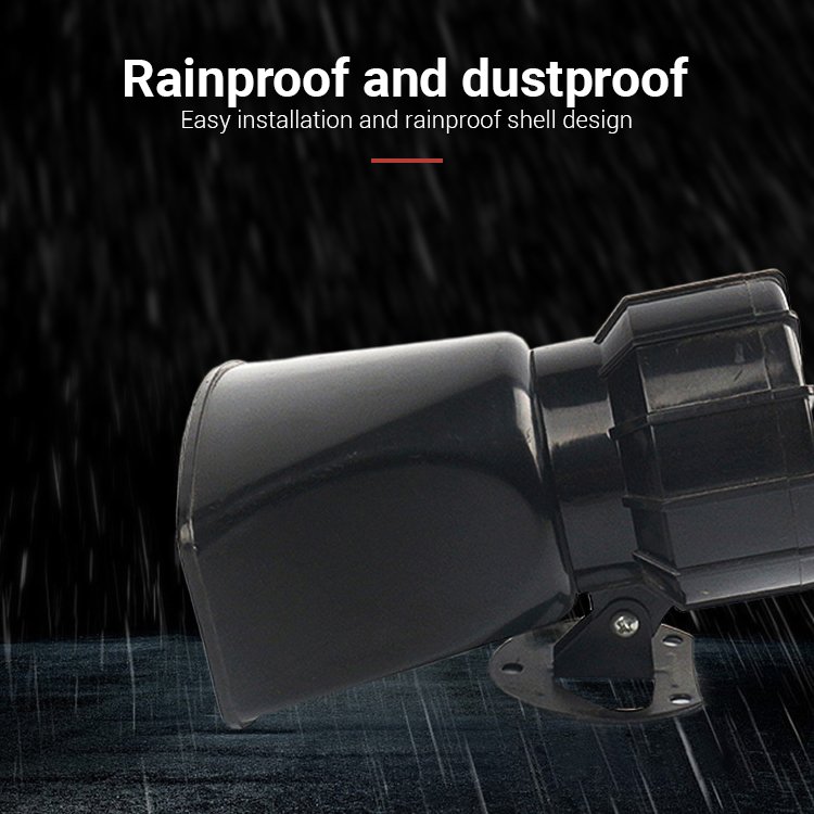 60W megaphone horn speakers audio system sound vehicle system emergency motor alarm power loud electric speaker horn for car