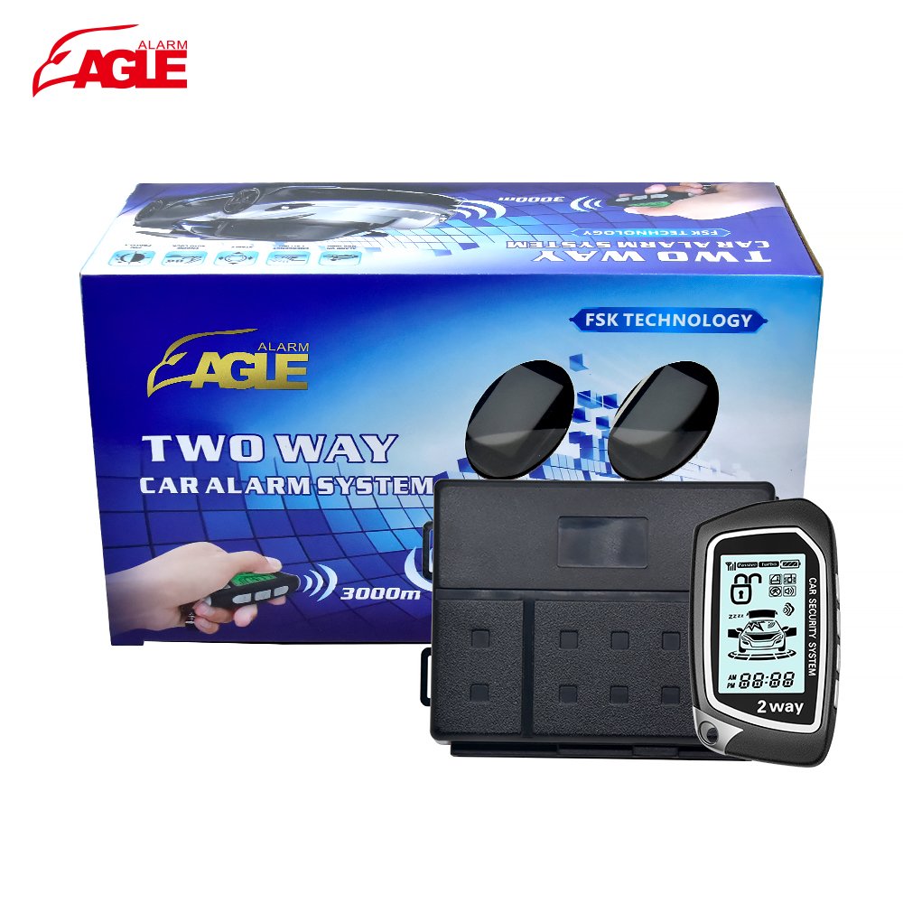 12v Universal Remote Control Press Start Two Way Car Keys Alarm Security Car System Black DC 12V Universal Car Central Locking