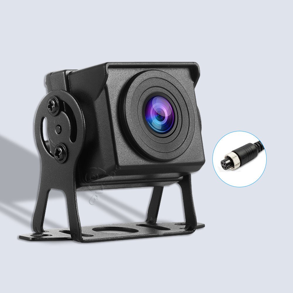 AI Smart Rear View Camera with Blind Spot Detection Pedestrian Vehicle Voice Alarm Safety Monitoring System for Driving