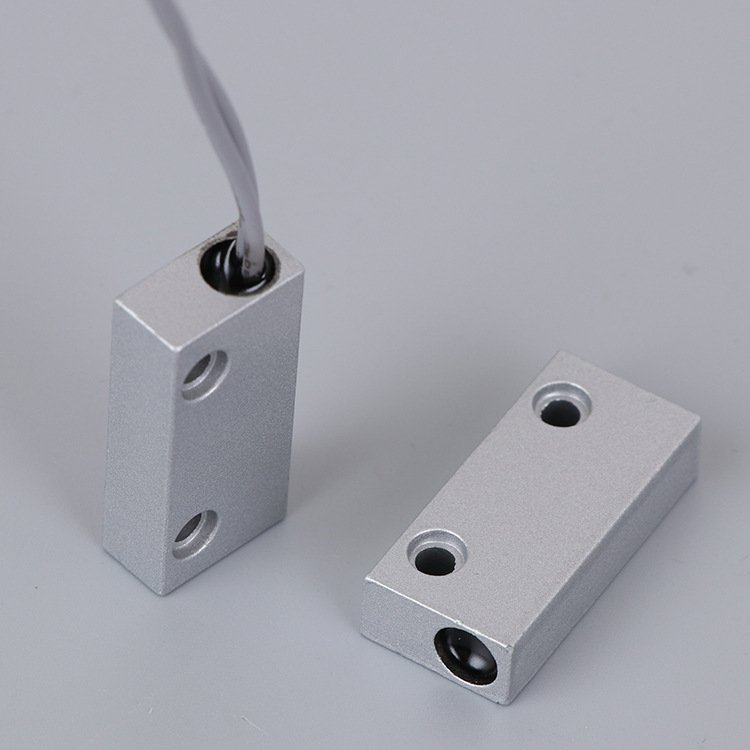 Surface Mounted Magnetic Door Contact Switch Metal Magnetic Sensor Alarm Window Detector Door Sensor for Security Alarm System