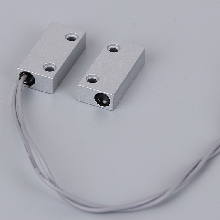 Surface Mounted Magnetic Door Contact Switch Metal Magnetic Sensor Alarm Window Detector Door Sensor for Security Alarm System