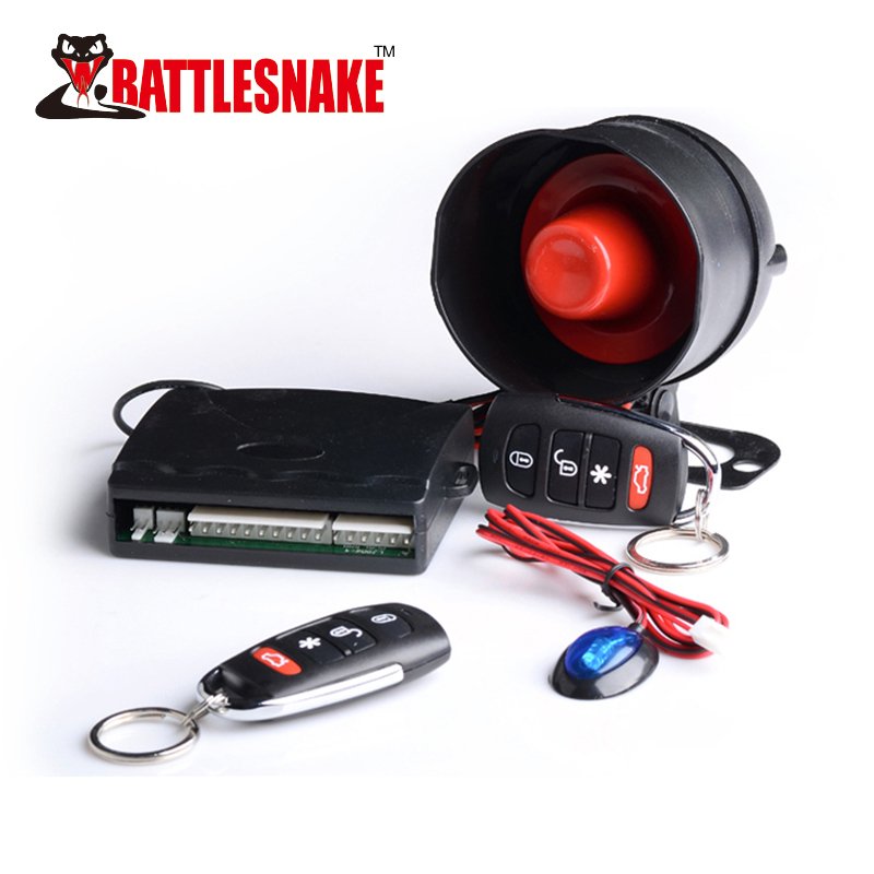Automatic Car Alarm System Universal Remote Control Car Alarm Security System One Way Car Anti-Theft Alarm