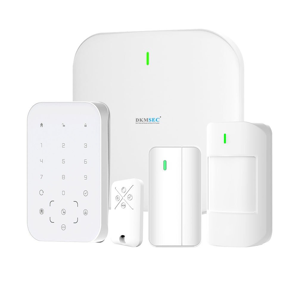 RJ45 4G LTE Burglar Alarm System Long Distance Wireless Burglar Alarm Kit for House&Home Central Monitoring Burglar Alarm Panel