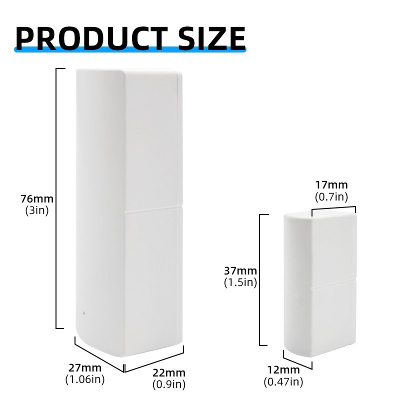 Tuya Wifi Zigbee Door and Window Alarm Security Door Sensor Alarm Window Magnetic Sensor Alarm