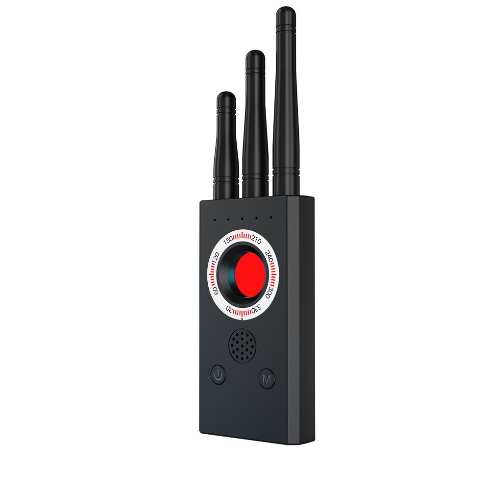 T16 Anti-Candid Camera Detector Multi-Function Anti-Eavesdropping Alarm System ABS Material for Home Window Personal Use Hotels