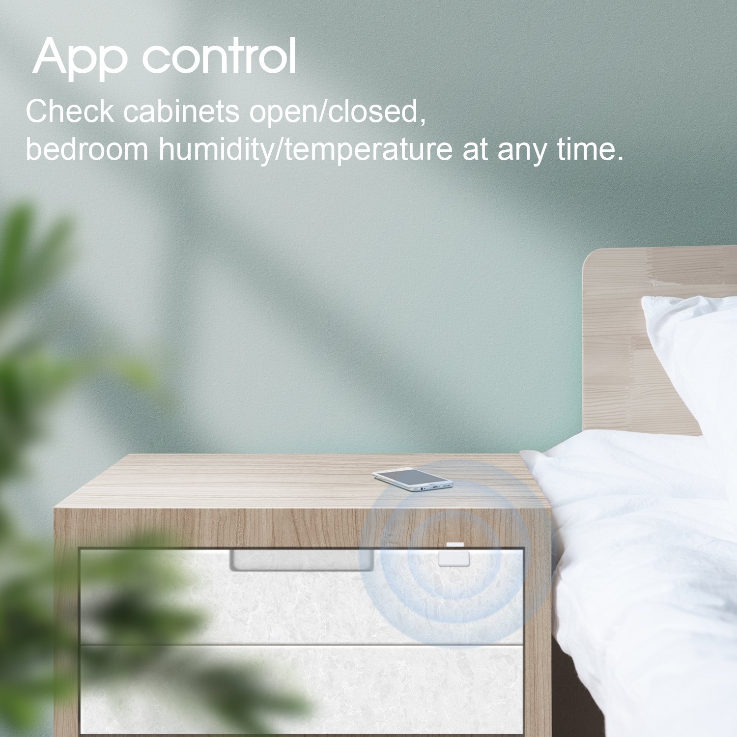 Z-Wave Smart Door Window Sensor Entry Open Alarm Detector for Kids Safety Home Security Home Automation
