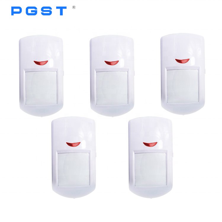 PGST Wireless Pet Immune Motion detector for Burglar Security System Radio 433MHz Motion Sensor for Burglar Alarm Host