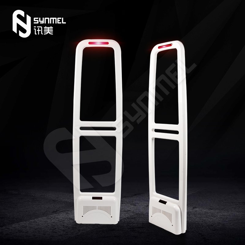 Synmel Low Price EAS Security Alarm System AM ABS Pedestal Detection Gates for Supermarket Antishoplifting Remote Control