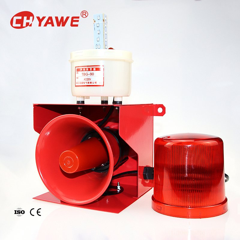 Warning Light With Siren Visual Alarm Beacon Wireless Remote Control Strobe Light LED Warning Light
