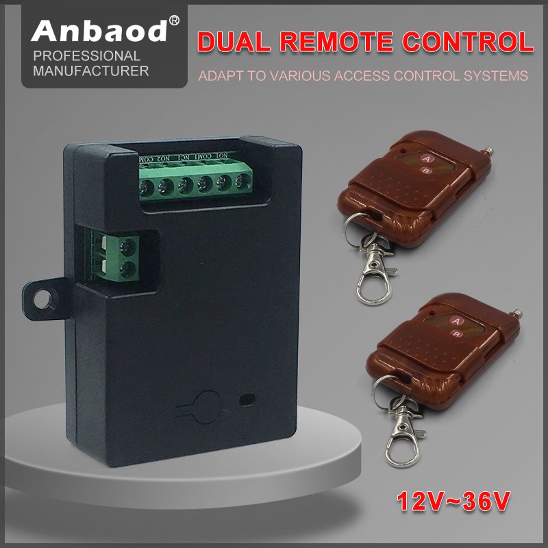 Wireless two-way remote control switch 12V suitable for various access control systems Learning controller