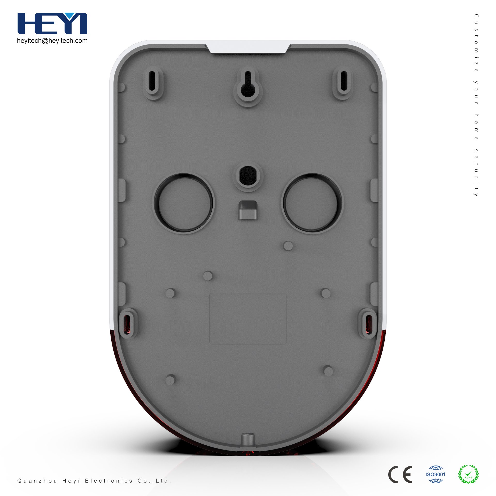 HEYI 6109s 120dB 120 days Big Wireless Solar Siren with 3 Colors Strobe and Repeater For Home Security Anti-theft Alarm System