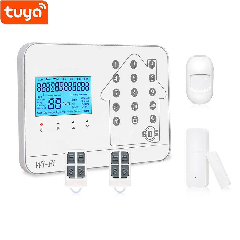 High Quality GSM Alarm Host Multi Language Alarm Panel Competitive Price PSTN+WIFI Tuya alarm system With IP Camera