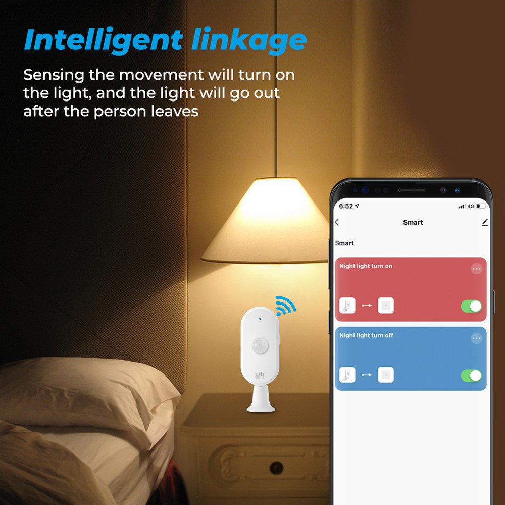 TYSH Smart Pir Motion Detector For Safty Care Infrared Wifi Tuya Wireless On Wall Ceiling Mounted WiFi Pir Motion Sensors