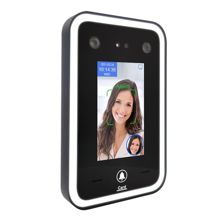 TCP/IP Night Vision Biometric Face Recognition Time Attendance Machine Access Control System with free SDK and RS485 Optional