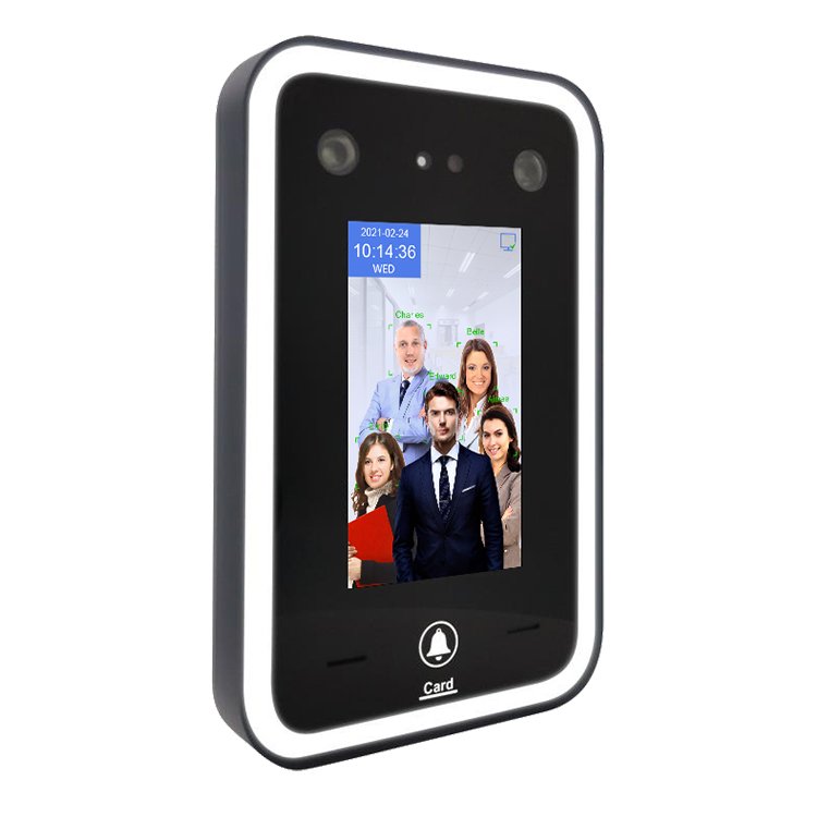 TCP/IP Night Vision Biometric Face Recognition Time Attendance Machine Access Control System with free SDK and RS485 Optional