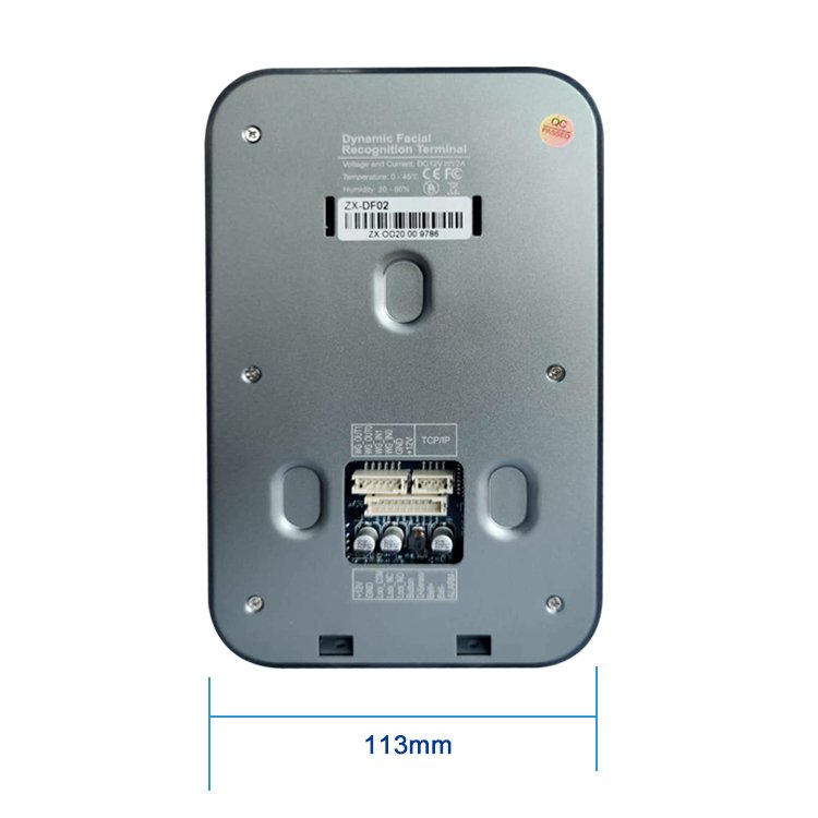 TCP/IP Night Vision Biometric Face Recognition Time Attendance Machine Access Control System with free SDK and RS485 Optional