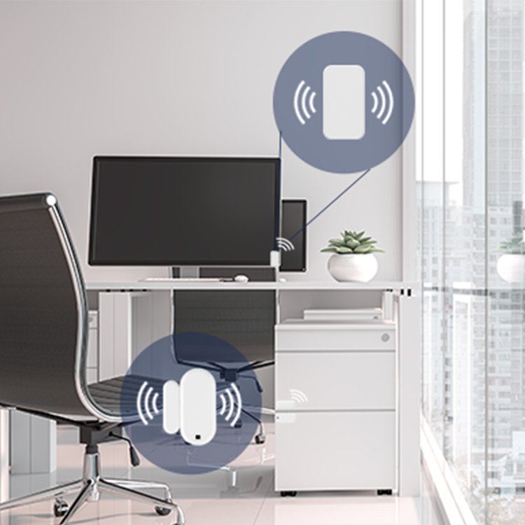 Smart Office Solution Wireless Monitoring Environmental Management System Includes Anti Theft Tag & Wearable Tracking Device