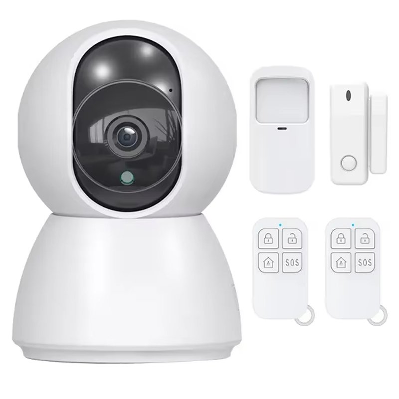 KERUI IOT WIFI Network Camera Home Alarm Security System With Door Sensor Infrared Detector Wireless Camera Security System