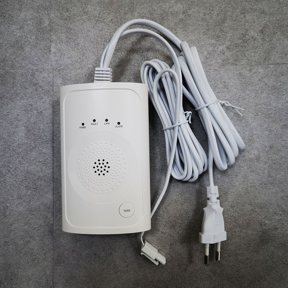 Smart Home Tuya System Wifi Natural Gas Detector Home Kitchenl Gas Sensor With CE Rohs EN