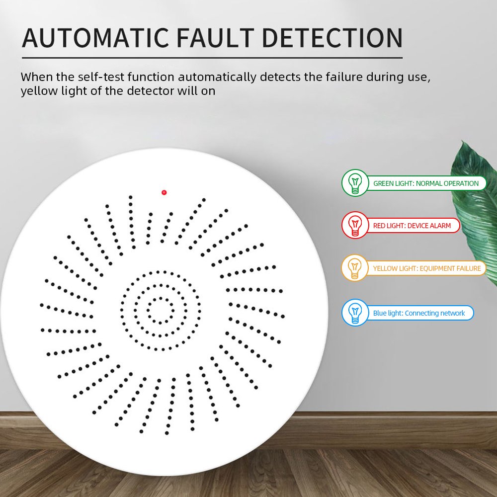 Tuya Smart Home Wifi Gas Sensor Tuya Wireless Gas Leak Detector Home Security Alarm System For Kitchen Home Security