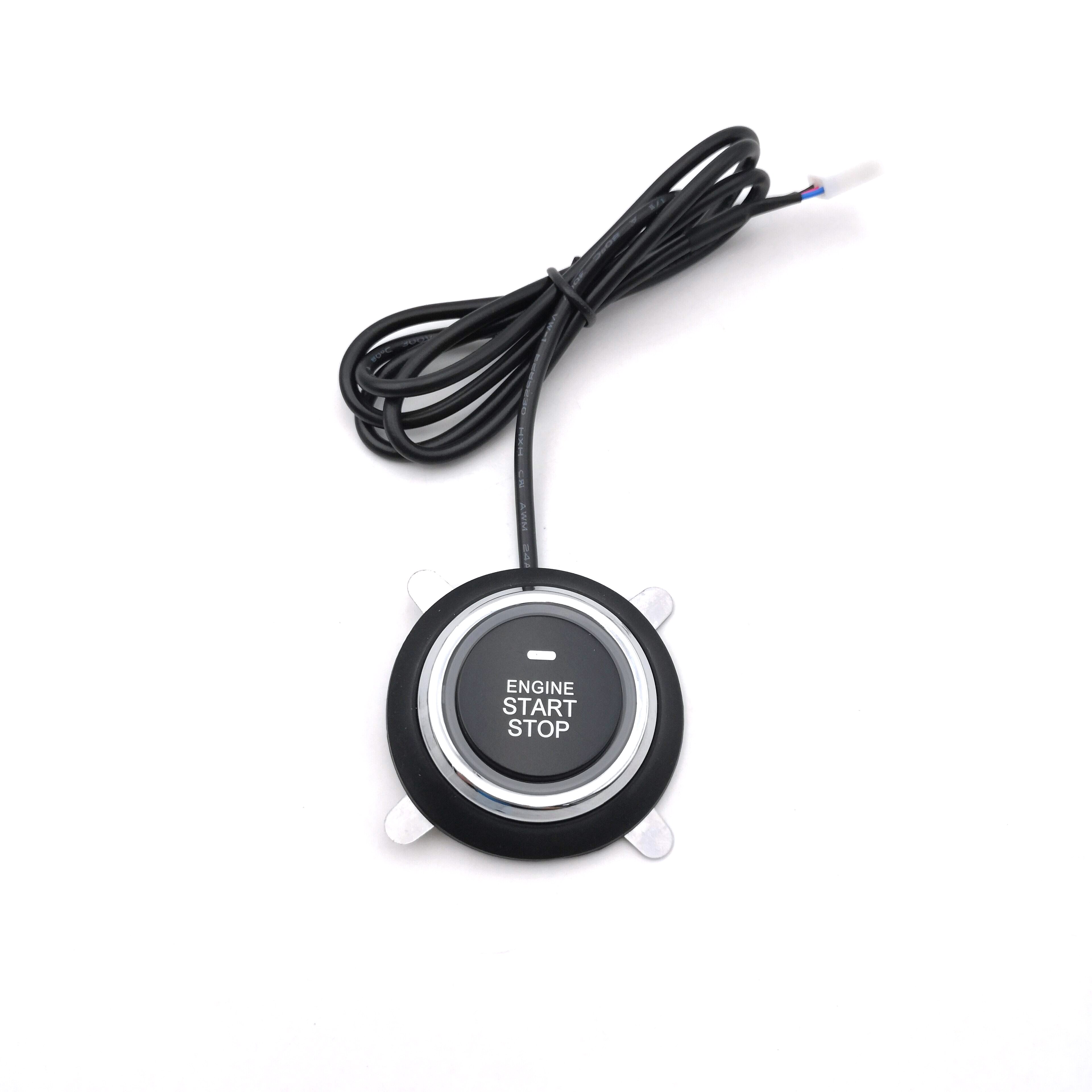 12V Auto Car Alarm One Start Stop Button Engine Push Button RFID Lock Ignition Switch Keyless Entry PKE Car Alarm System
