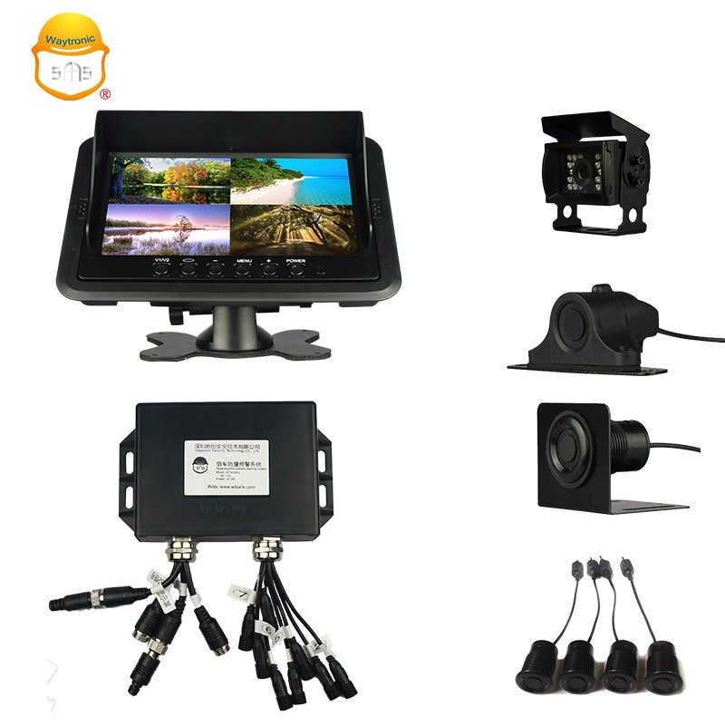 24V surround view parking sensor truck camera blind spot detection security alarms systems