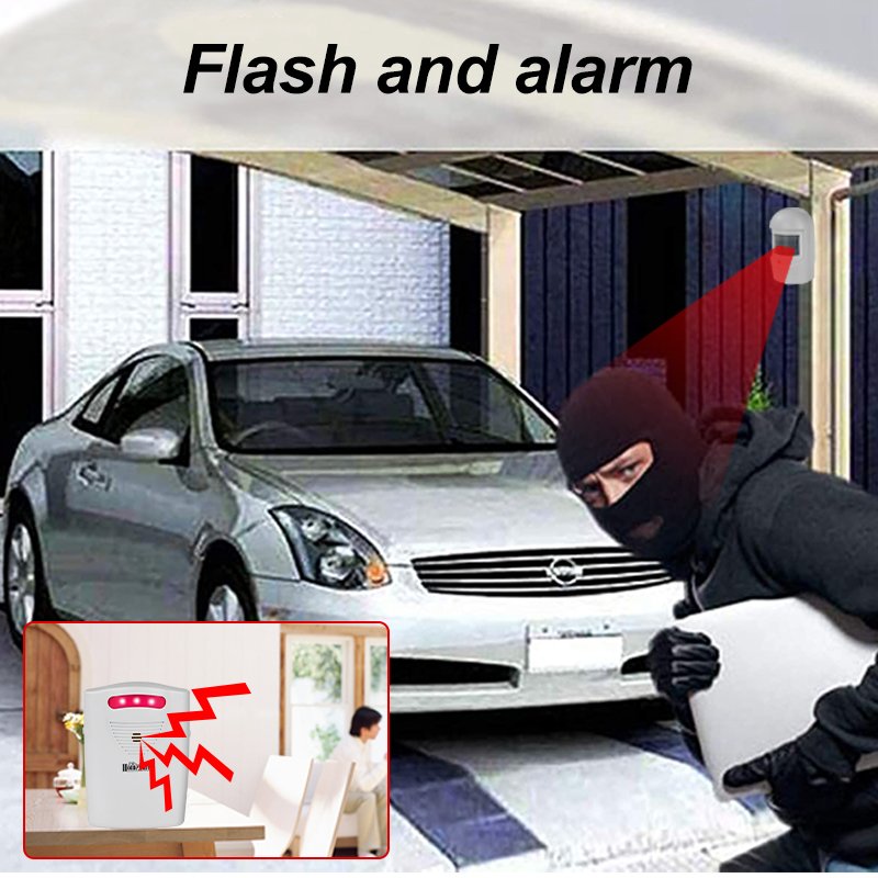 High quality wireless alarm home security alarm system wireless motion detection alarm
