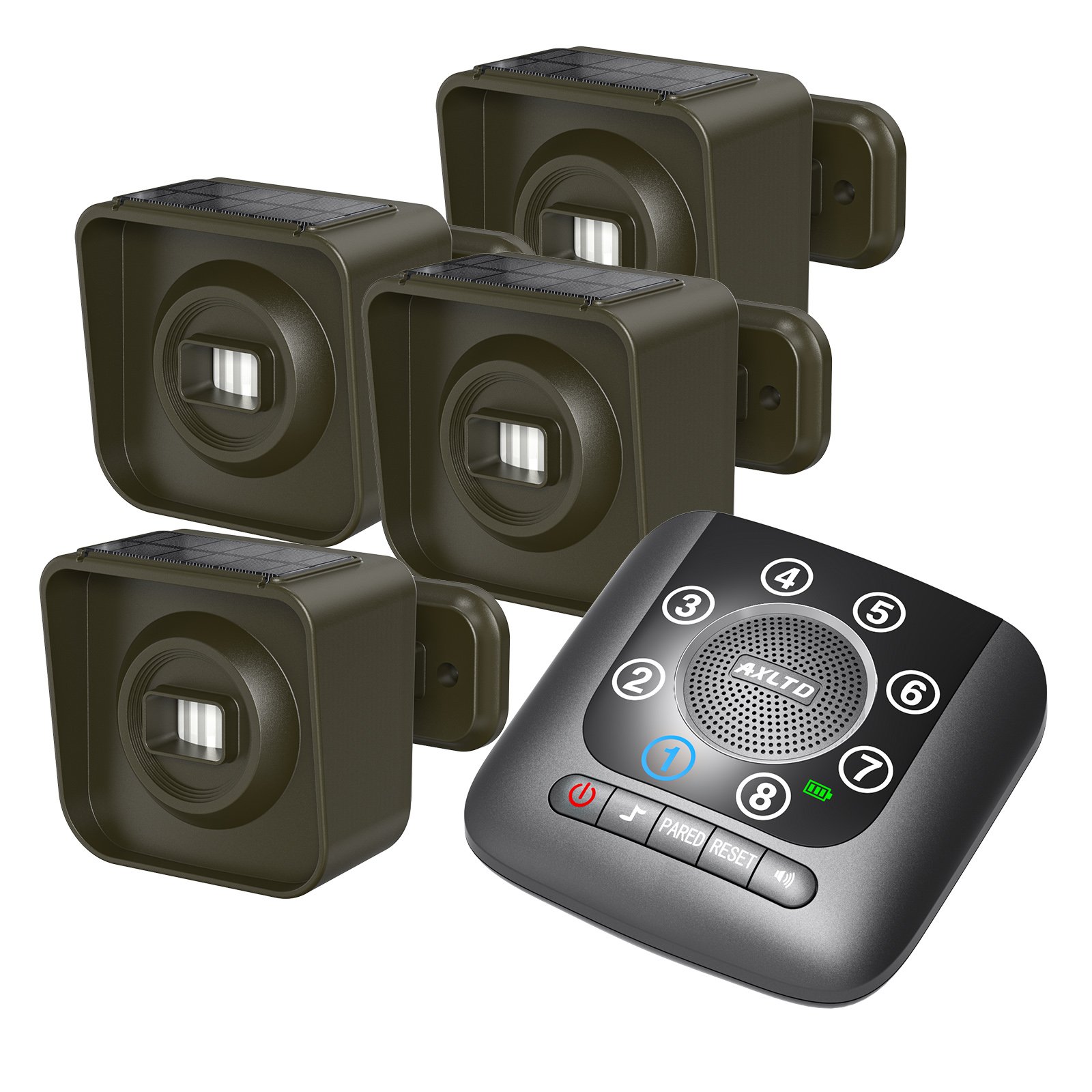 Solar Driveway Alarm Wireless Long Range Weatherproof outdoor alarm system driveway alarm